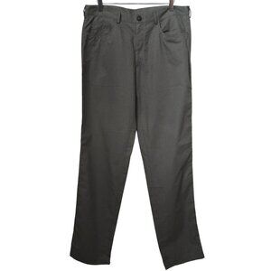 Scherrer Olive Green Lightweight Cotton Straight Leg Pants Size 44 (34W x 36L)